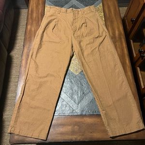 Madewell Pleated Cotton Linen Pants 32x30